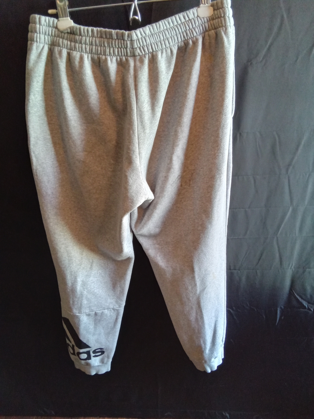Adidas Men’s Gray Sweatpants - Casual Athletic‎ Joggers - Picture 2 of 5